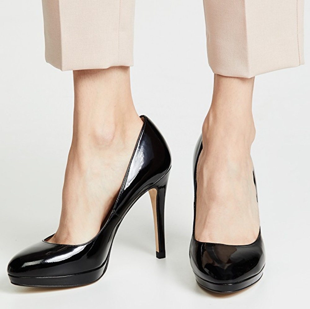 L.K. Bennett patent leather heels